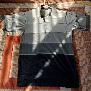 Vintage Slazenger Men's Short Sleeve Half Button Golf Pullover. Large. GVPWC.